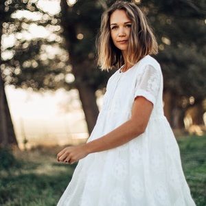 Piper and Scoot The Ellie White Dress